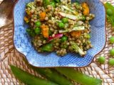 Couscous Salad with Cilantro Pesto and Spring Vegetables