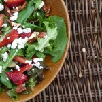 Strawberry and Arugula Salad with Feta
