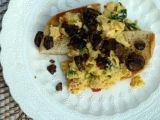 Scrambled Eggs with Greens and Mushrooms