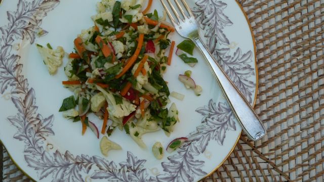 Cauliflower and Carrot Salad